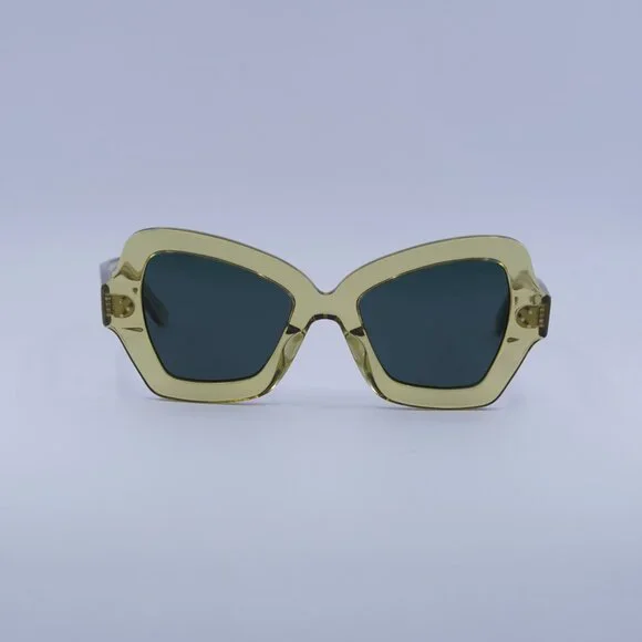 🕶️ New Celine CL40067I 47V Sunglasses - Yellow Frame, Grey Lenses